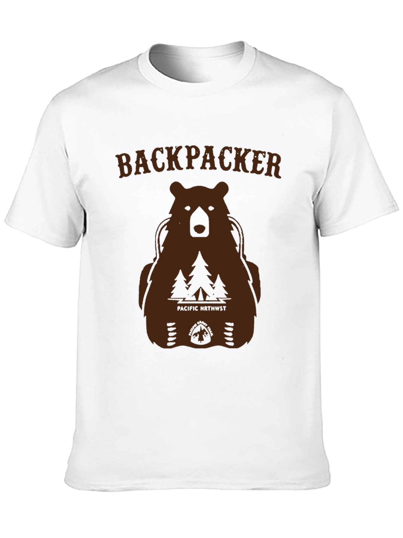 Backpacker Bear Graphic T-Shirt - Pacific Northwest Hiking