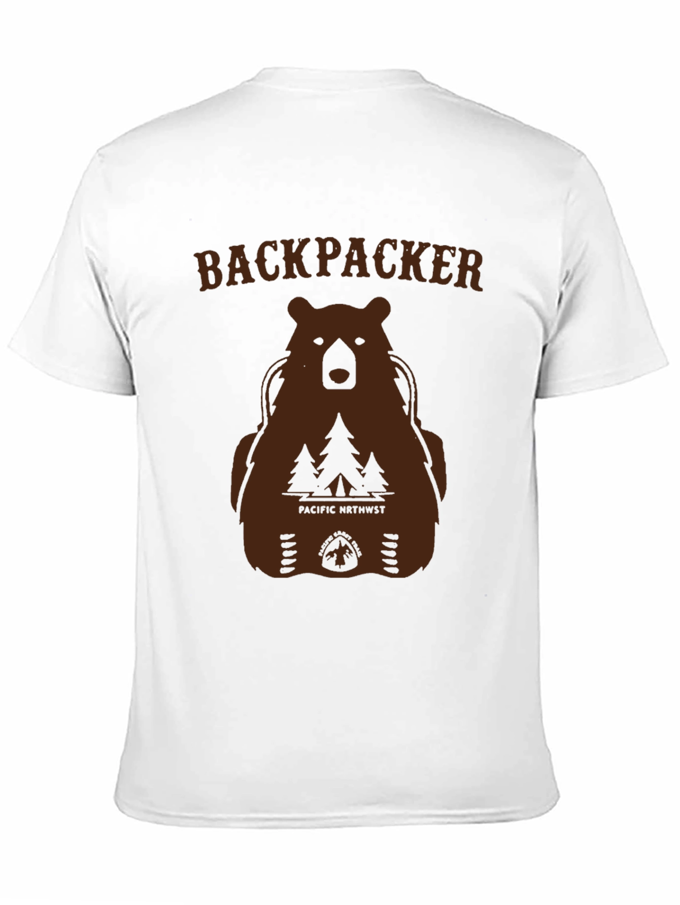 Backpacker Bear Graphic T-Shirt - Pacific Northwest Hiking