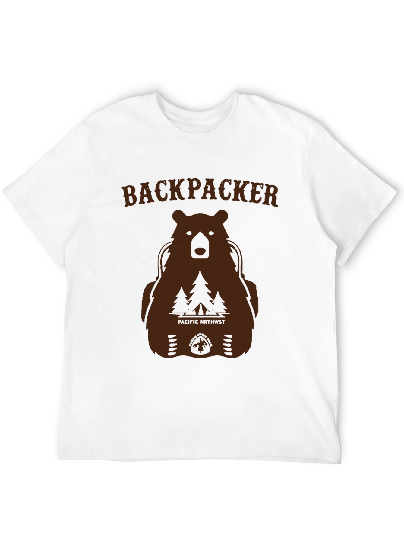 Backpacker Bear Graphic T-Shirt - Pacific Northwest Hiking