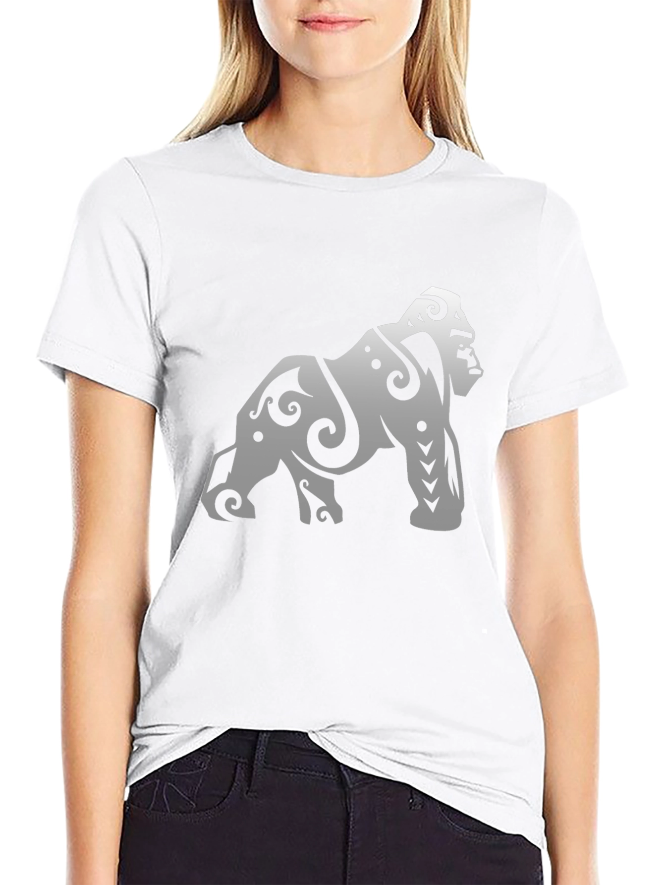 Tribal Gorilla Graphic Tee - Cool Streetwear Design