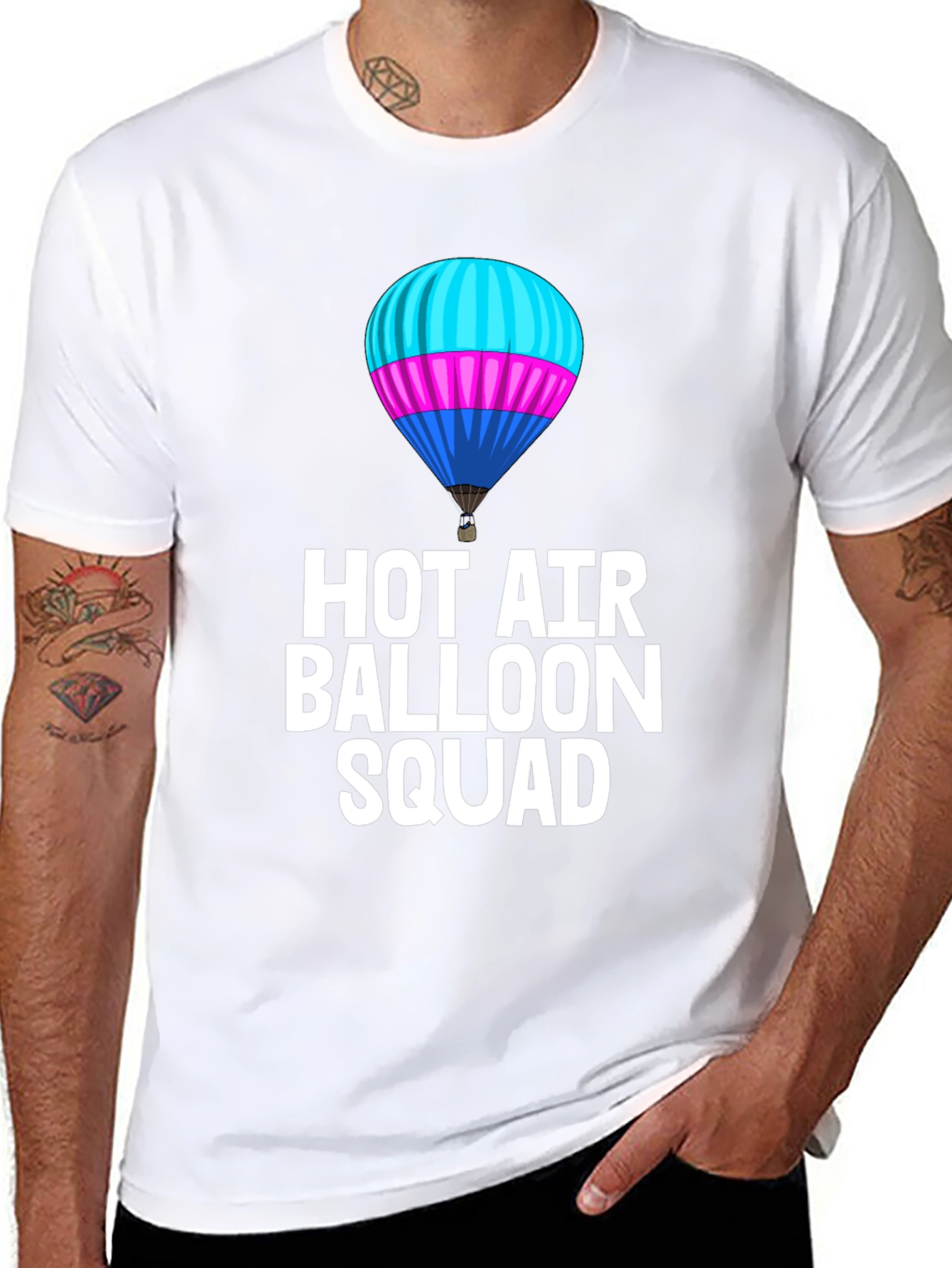 Hot Air Balloon Squad Graphic Tee