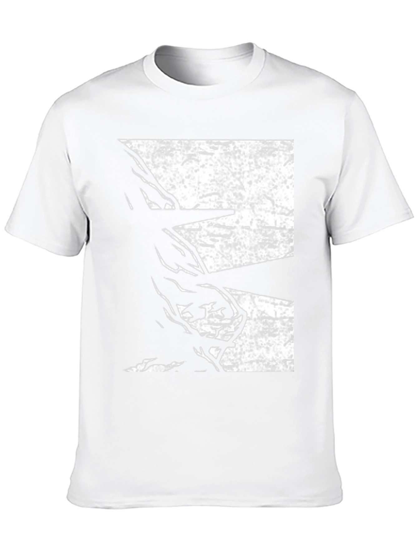 Abstract Graphic Black T-Shirt