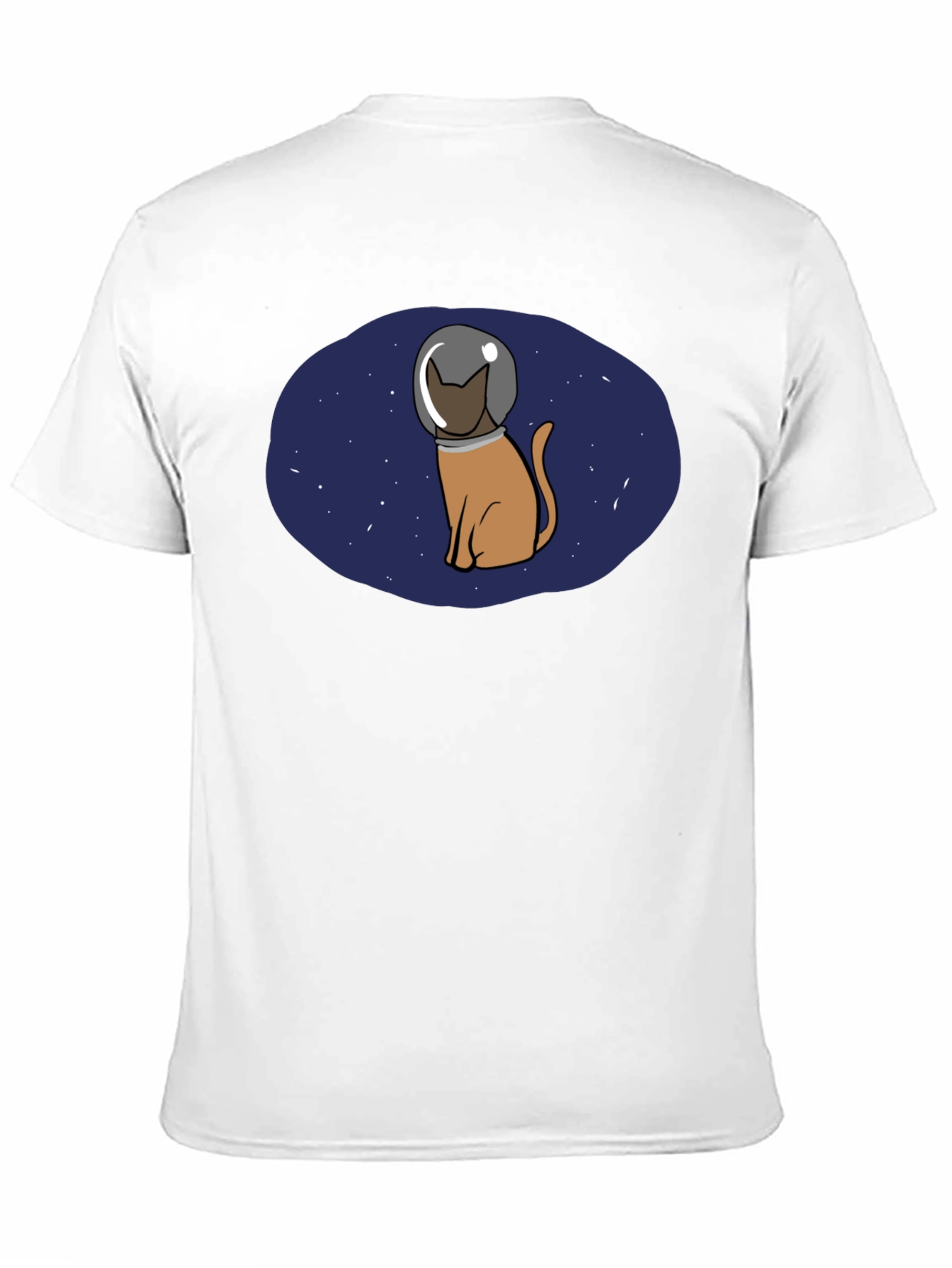 Astronaut Cat Graphic T-Shirt - Space Lover Tee