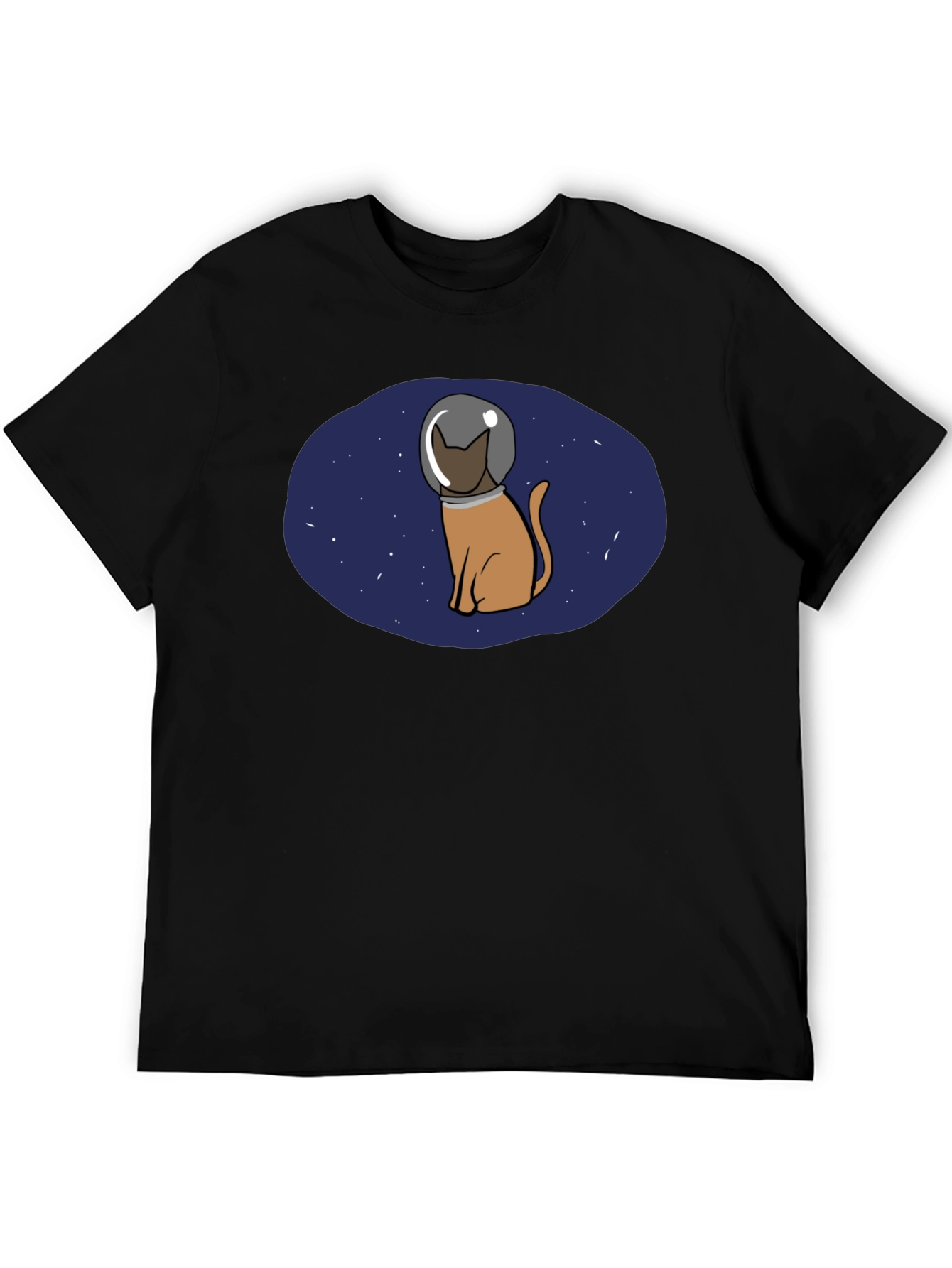 Astronaut Cat Graphic T-Shirt - Space Lover Tee