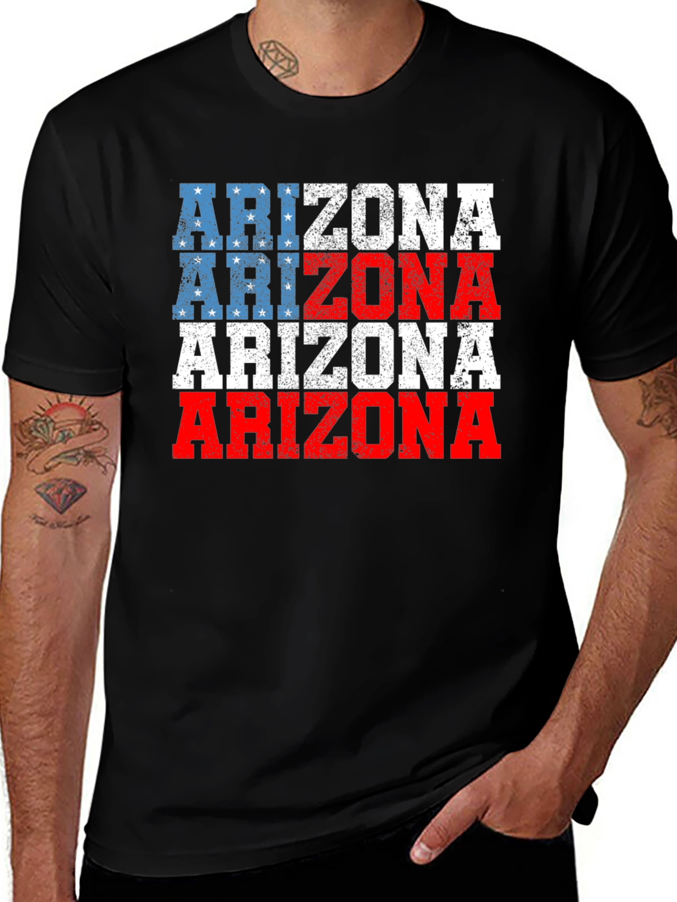 Arizona Pride T-Shirt - Patriotic State Flag Tee