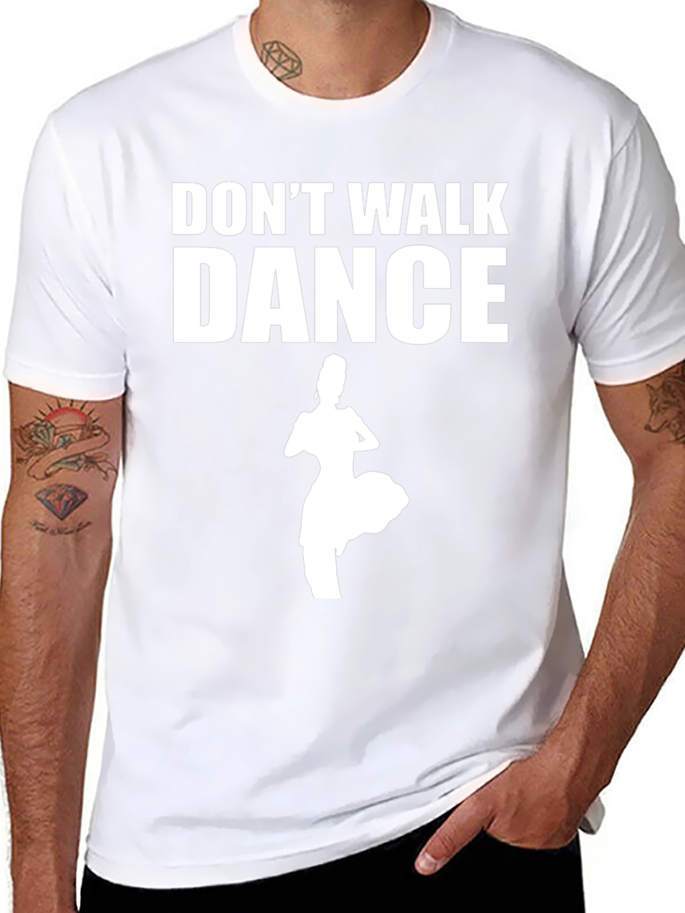 Dont Walk Dance Black T-Shirt