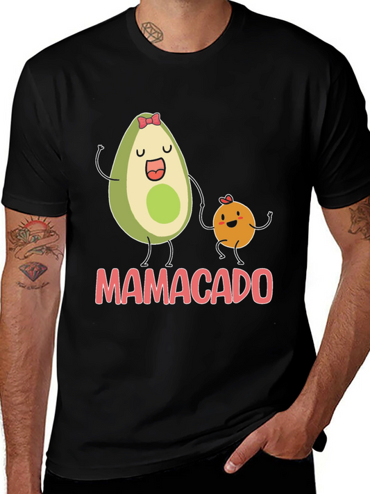 Mamacado T-Shirt: Avocado Mom & Baby Graphic Tee