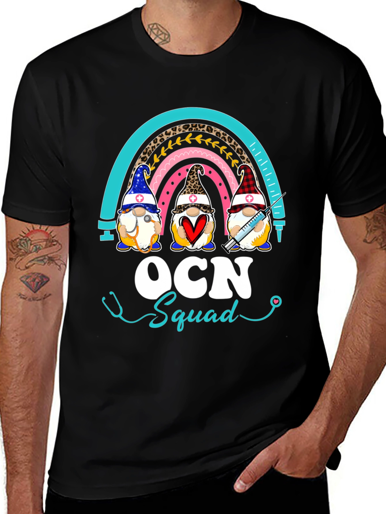 OCN Squad Nurse Gnomes Graphic Tee