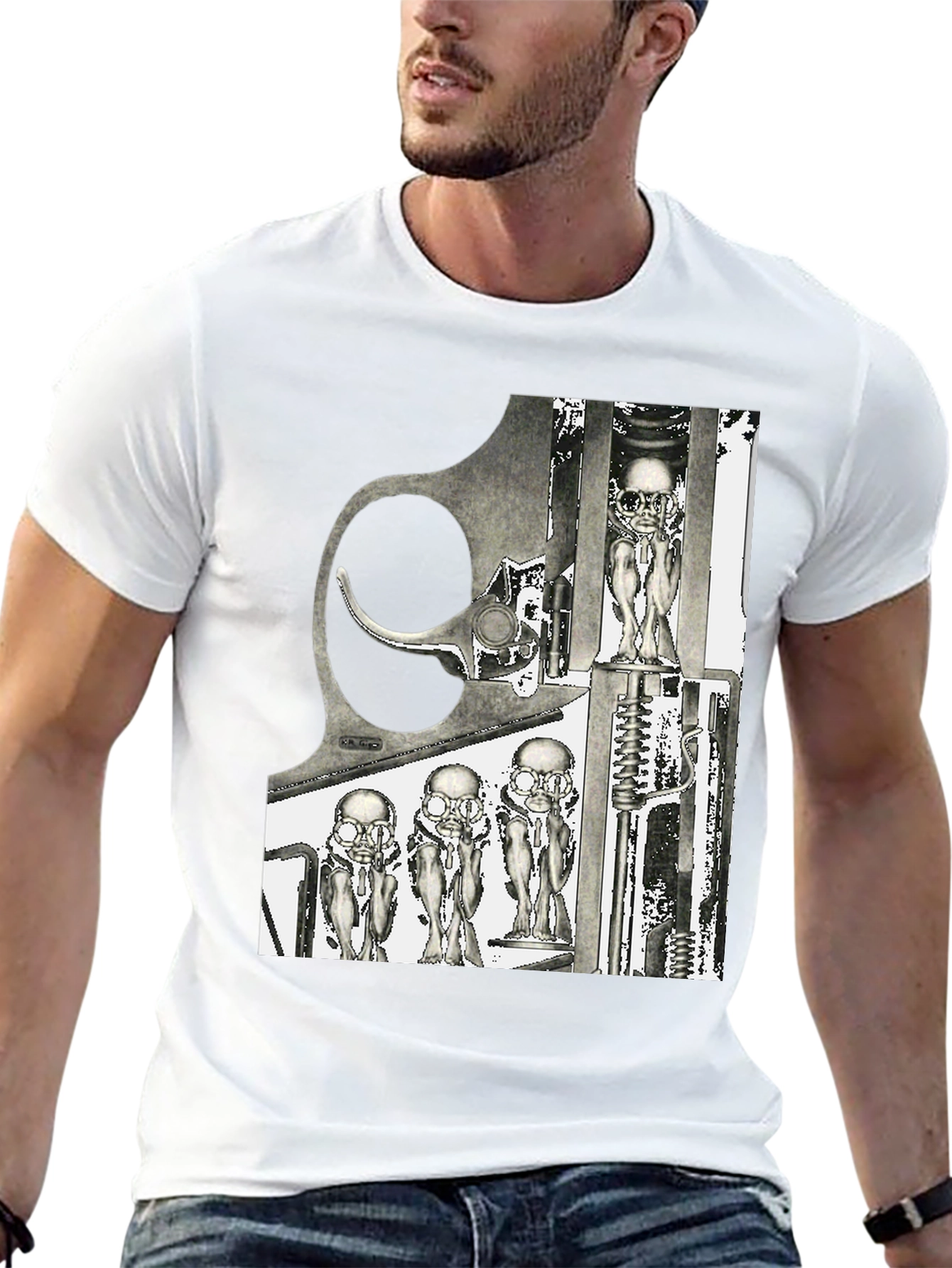 Surreal Revolver Graphic T-Shirt