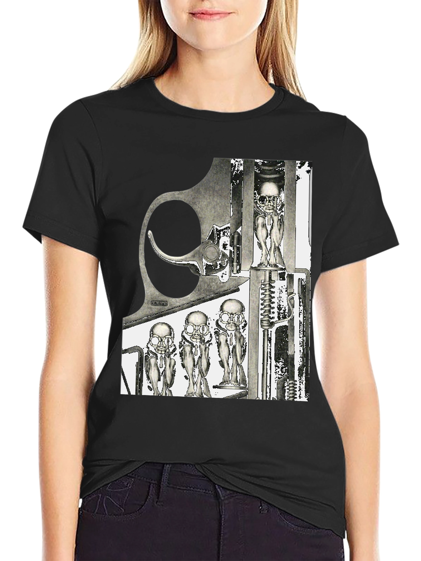 Surreal Revolver Graphic T-Shirt