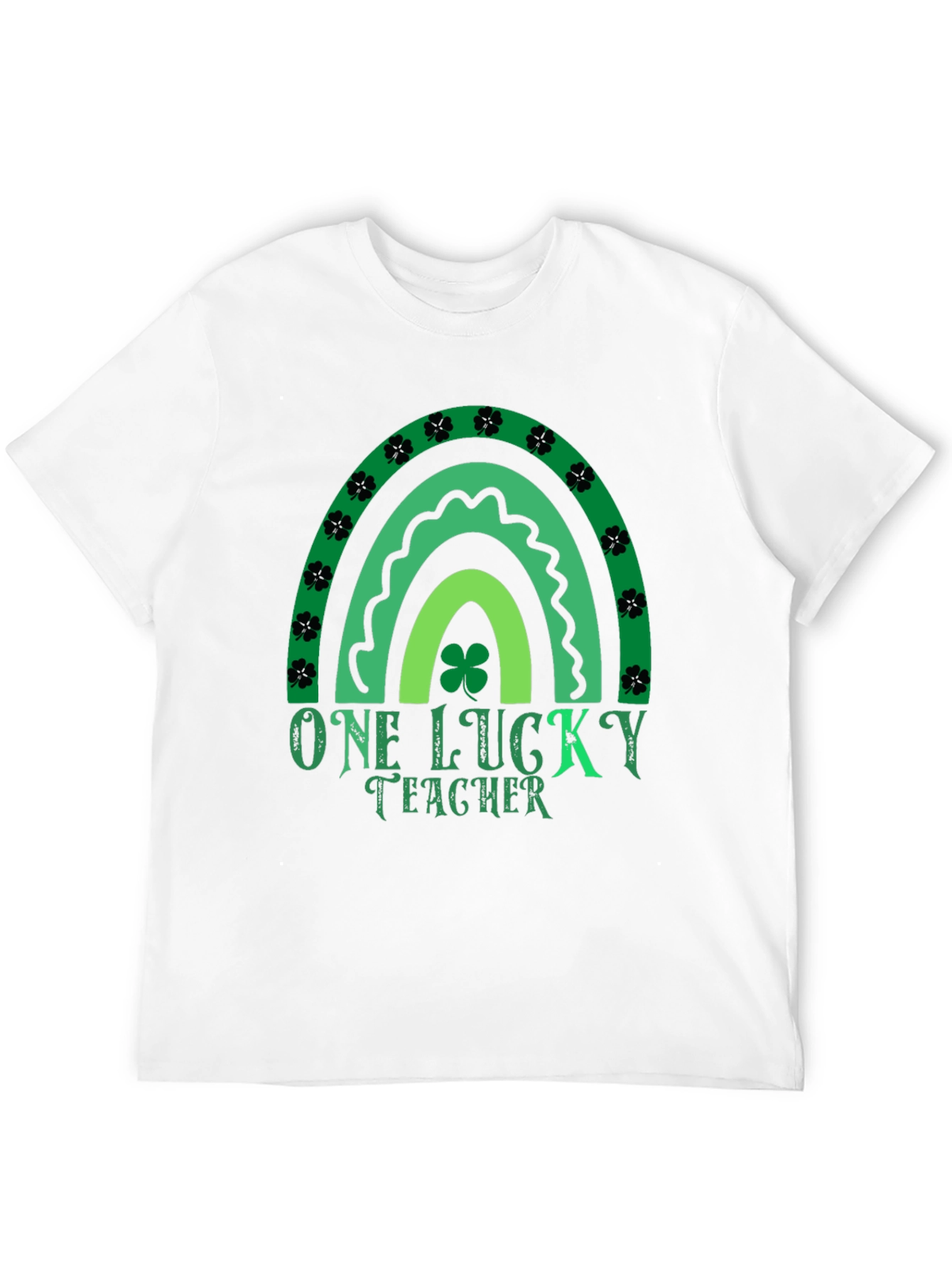 Lucky Teacher Rainbow T-Shirt - St. Patricks Day