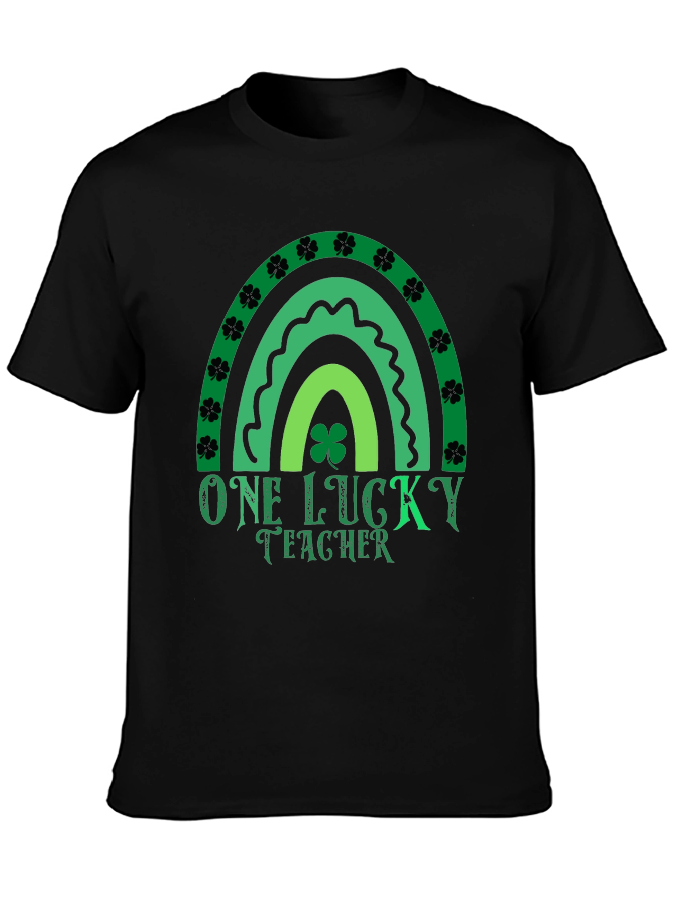 Lucky Teacher Rainbow T-Shirt - St. Patricks Day