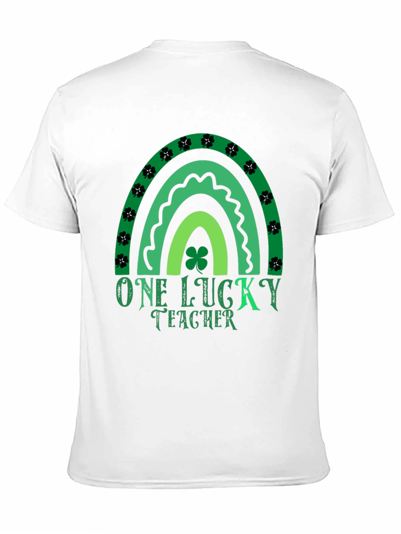 Lucky Teacher Rainbow T-Shirt - St. Patricks Day