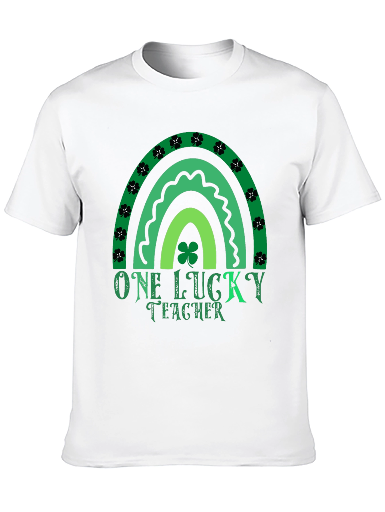 Lucky Teacher Rainbow T-Shirt - St. Patricks Day
