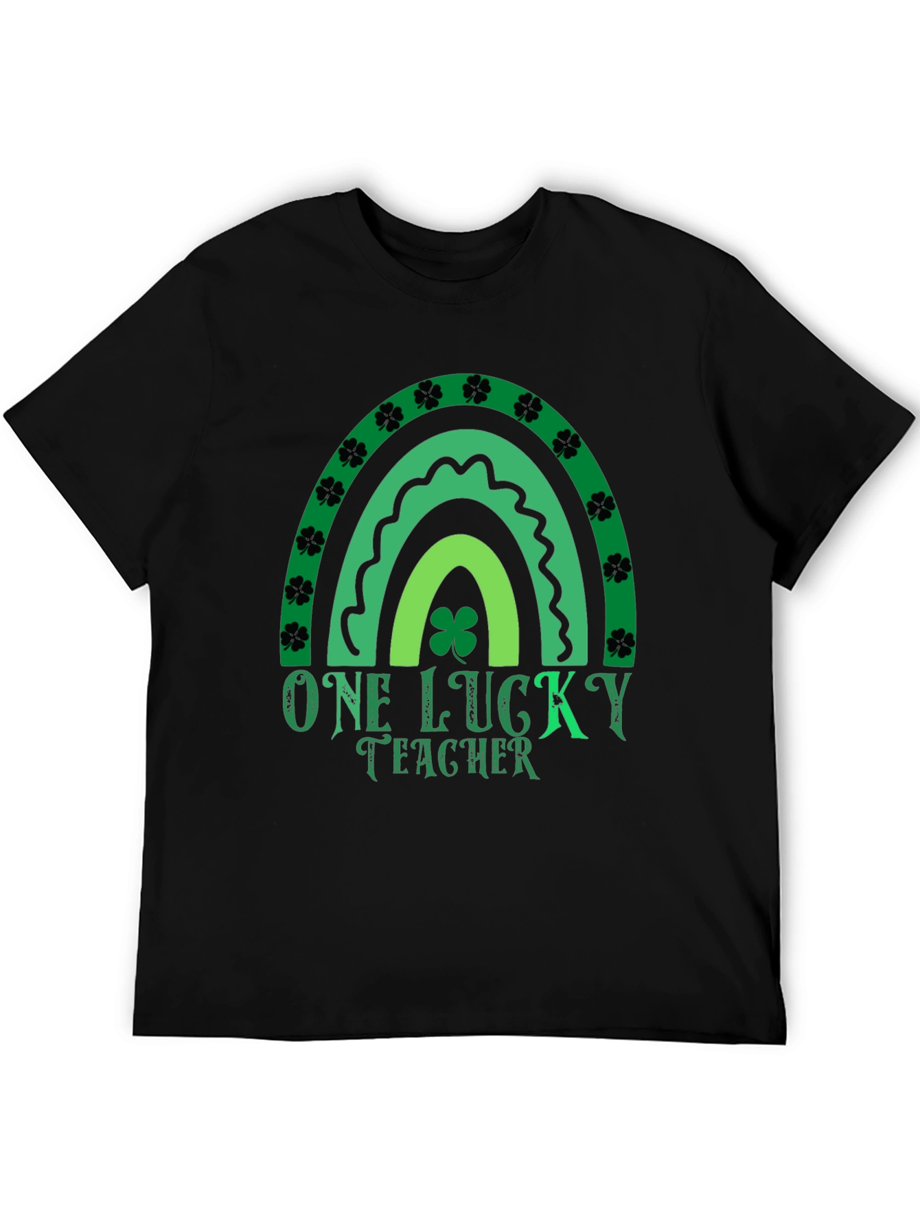 Lucky Teacher Rainbow T-Shirt - St. Patricks Day