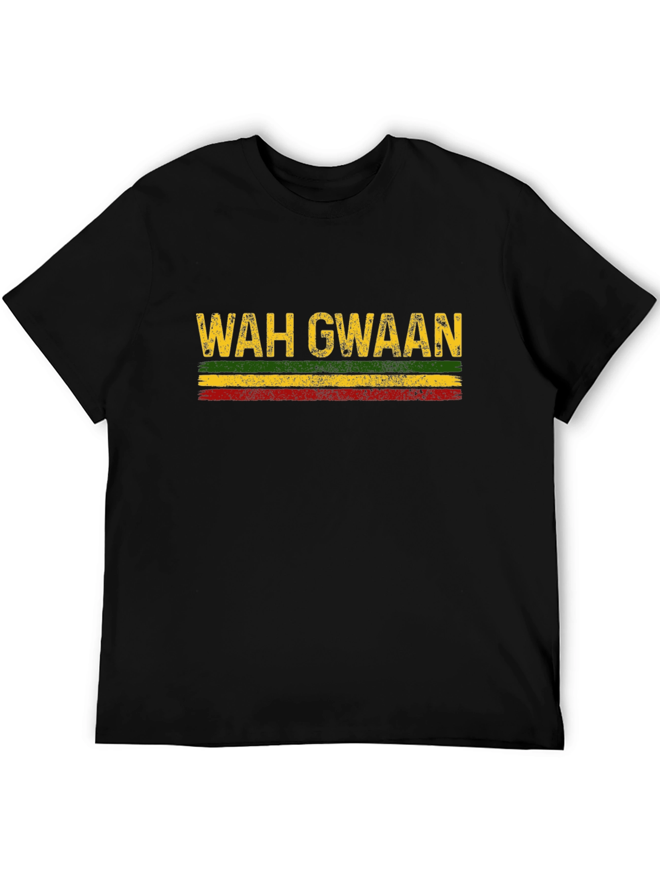 Wah Gwaan Reggae T-Shirt - Black