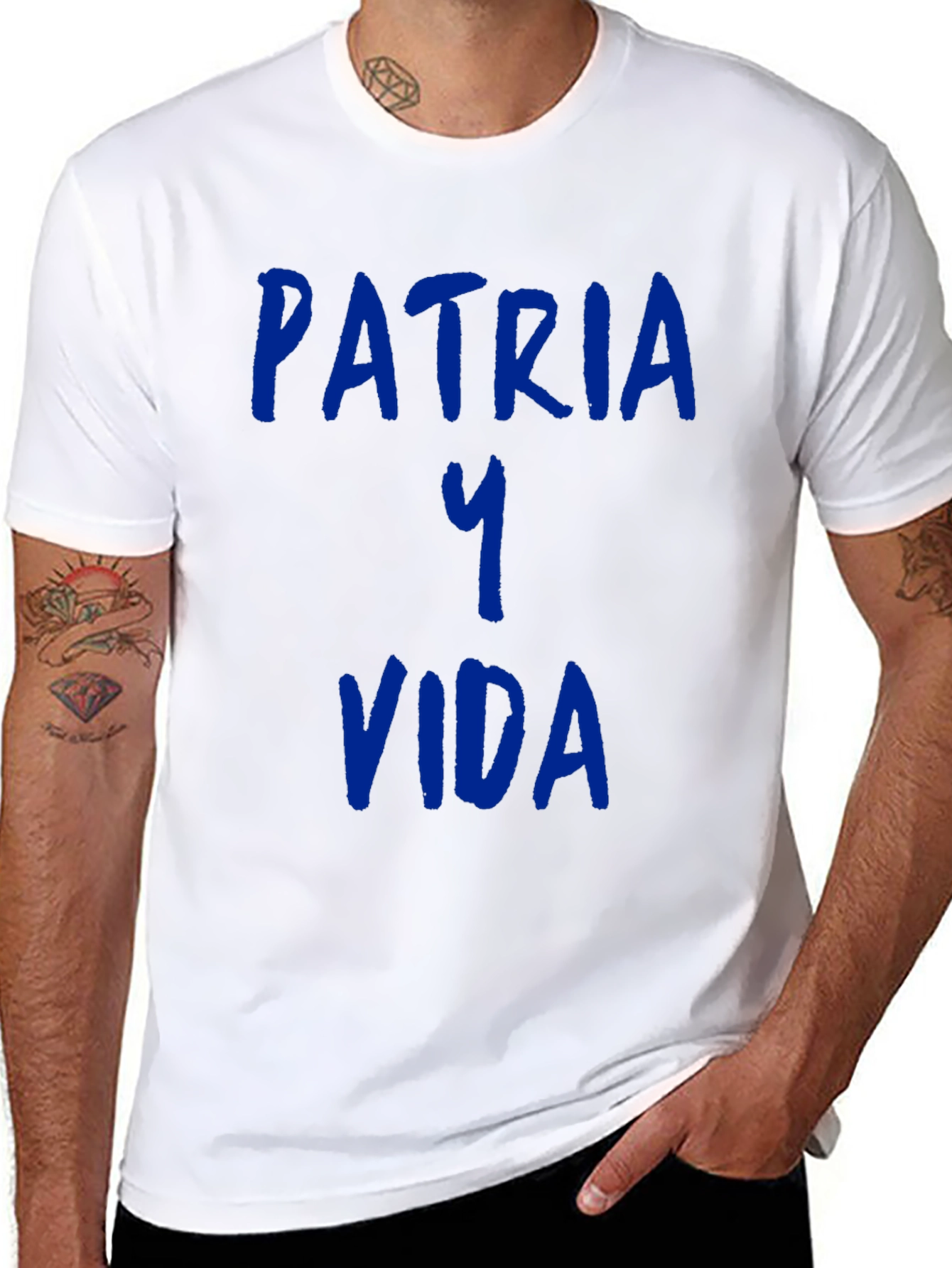 Patria Y Vida Black T-Shirt - Freedom & Life