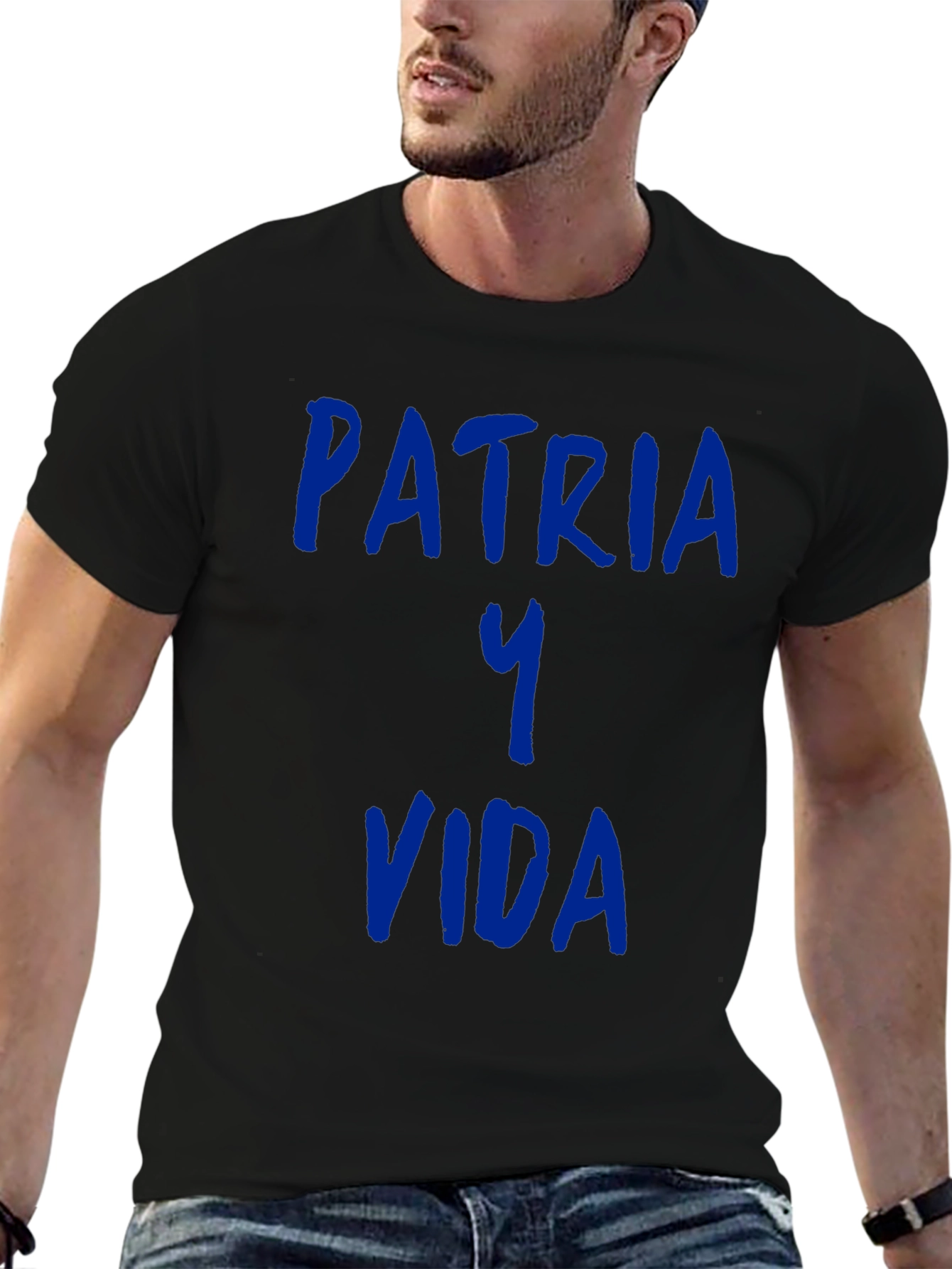 Patria Y Vida Black T-Shirt - Freedom & Life