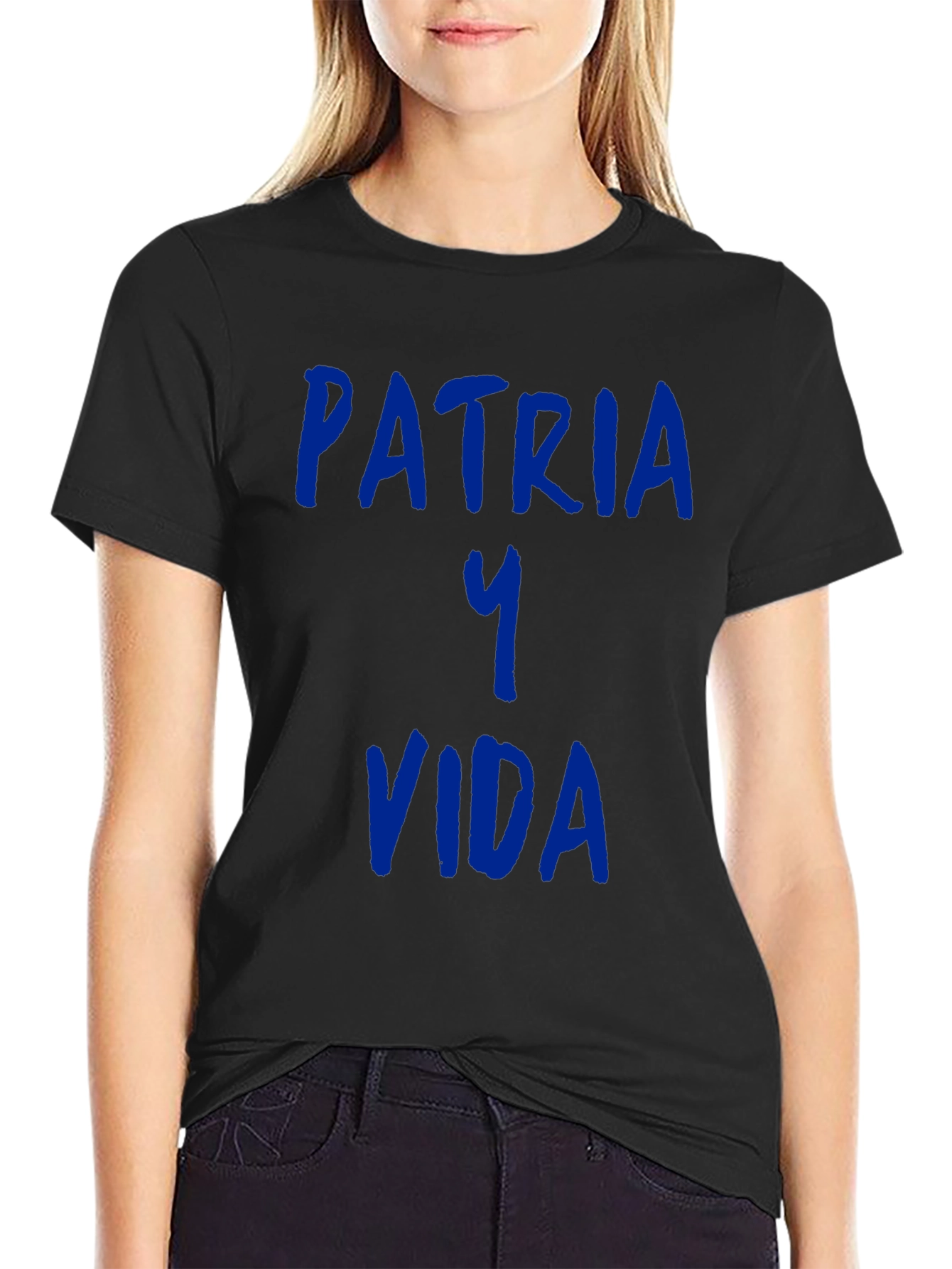 Patria Y Vida Black T-Shirt - Freedom & Life