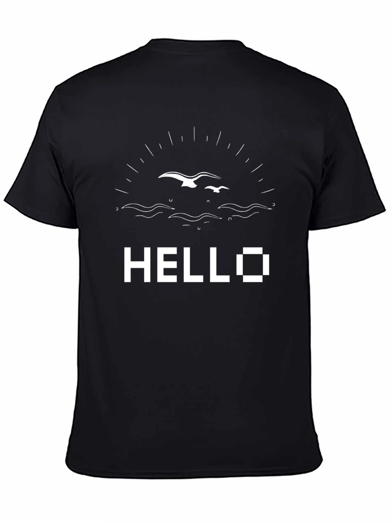 Hello Seagull Graphic Tee - Relaxed Fit