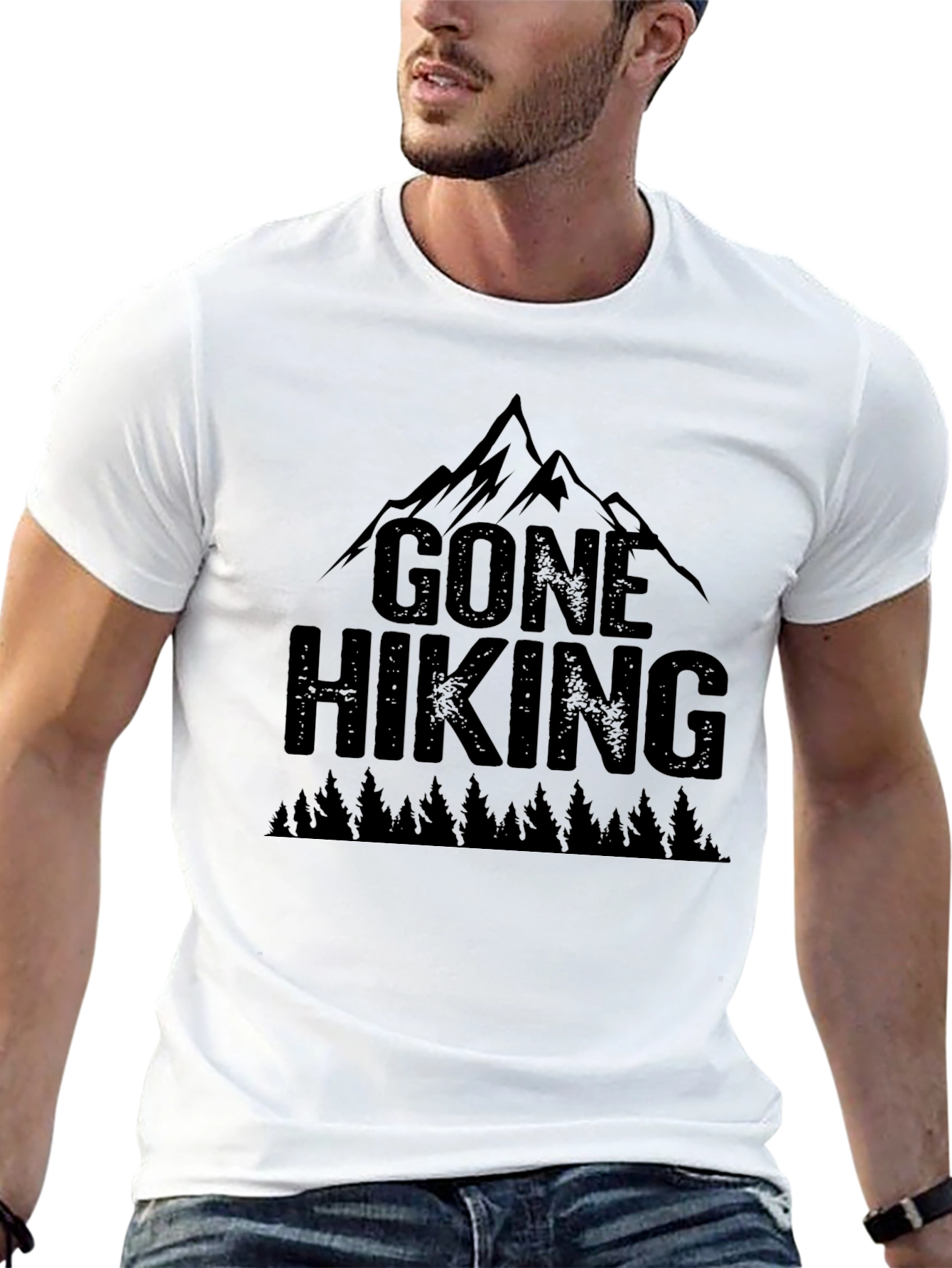 Gone Hiking Graphic Tee - Outdoor Adventure T-Shirt