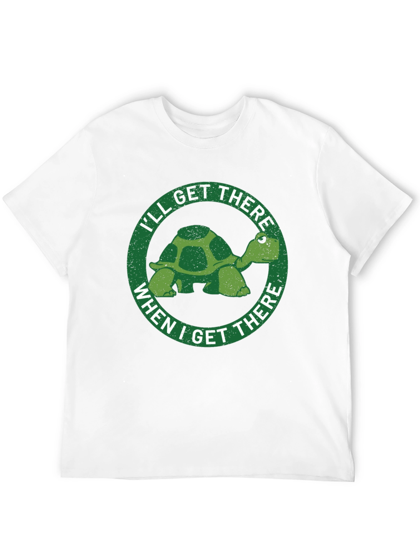 Ill Get There Turtle Graphic T-Shirt
