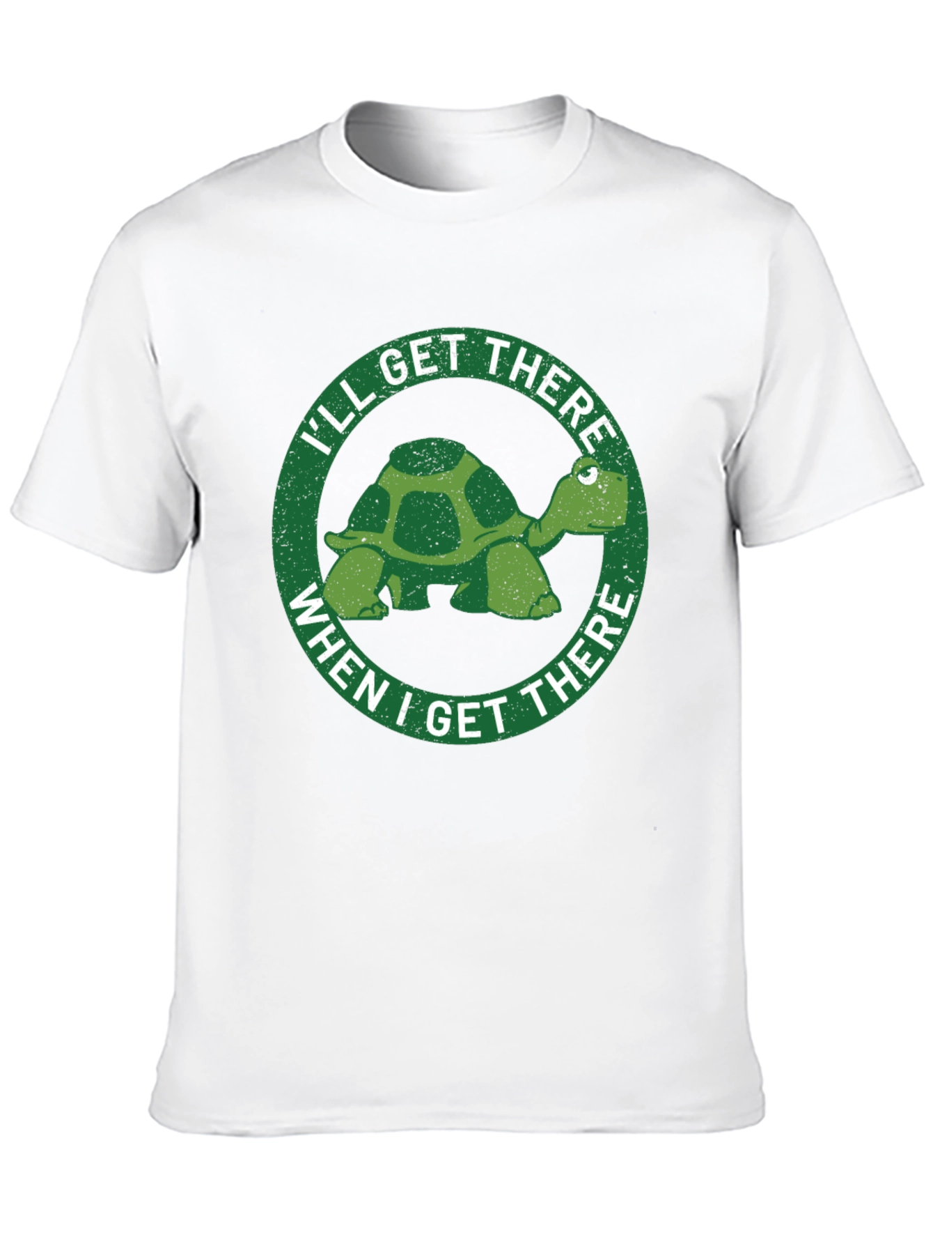 Ill Get There Turtle Graphic T-Shirt