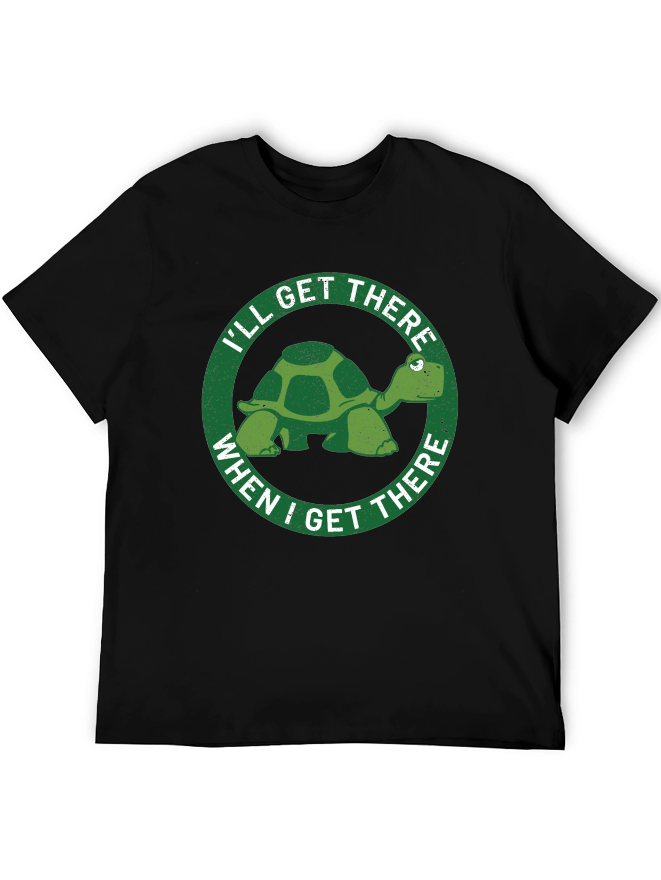 Ill Get There Turtle Graphic T-Shirt