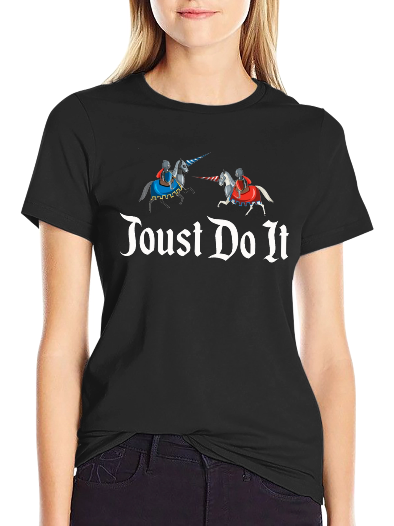 Toust Do It T-Shirt: Medieval Jousting Humor Tee