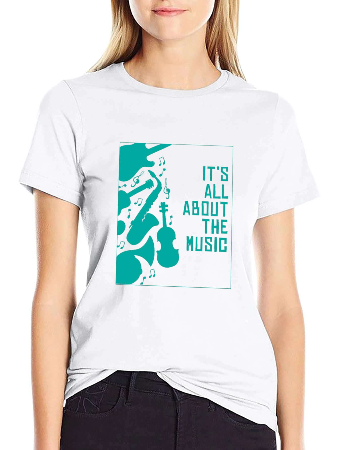 Music Lovers Tee - Its All About the Music