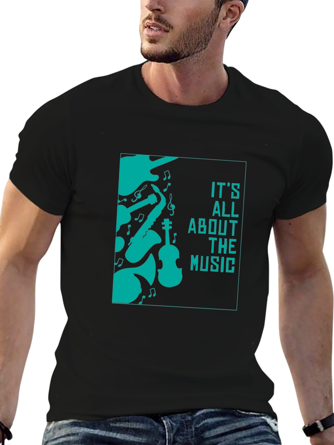 Music Lovers Tee - Its All About the Music