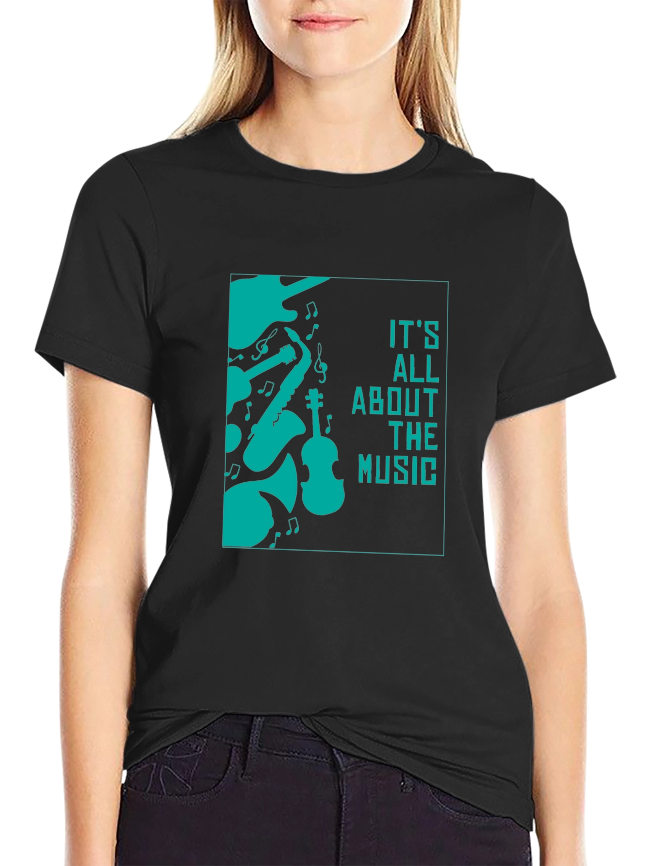 Music Lovers Tee - Its All About the Music