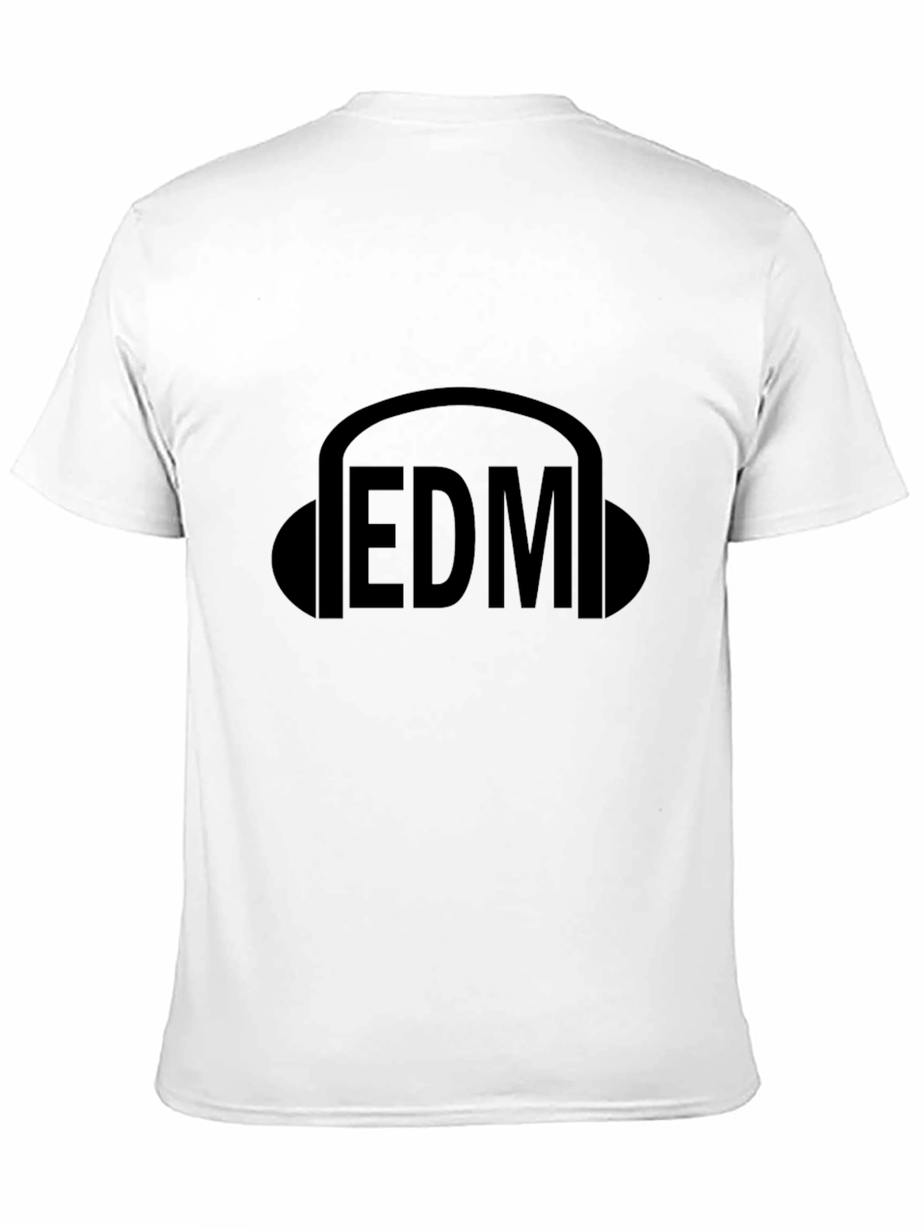 EDM Music Headphones Graphic Tee - Black T-Shirt
