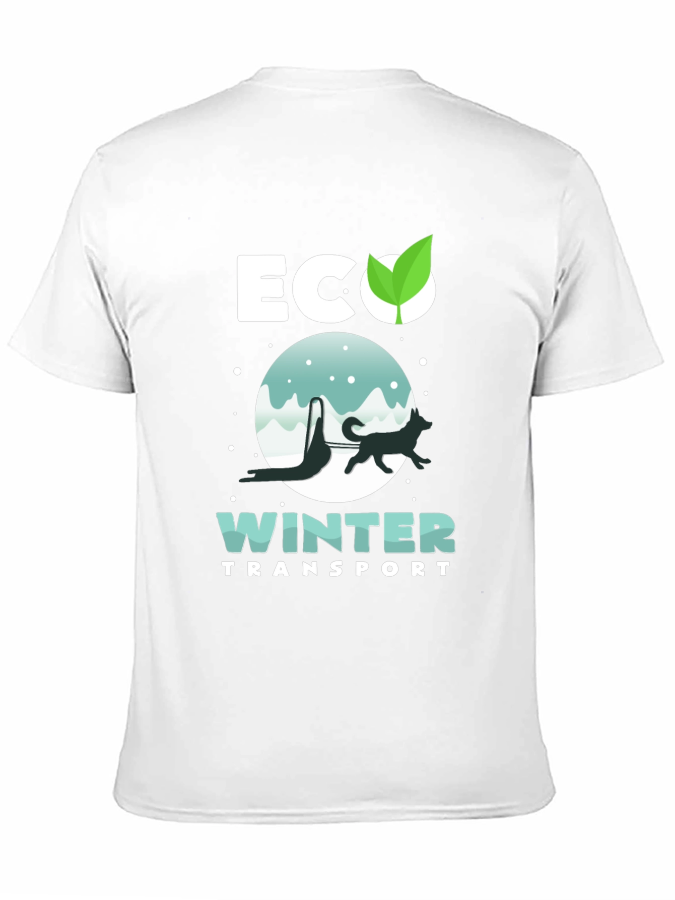 Eco Winter Transport Black T-Shirt