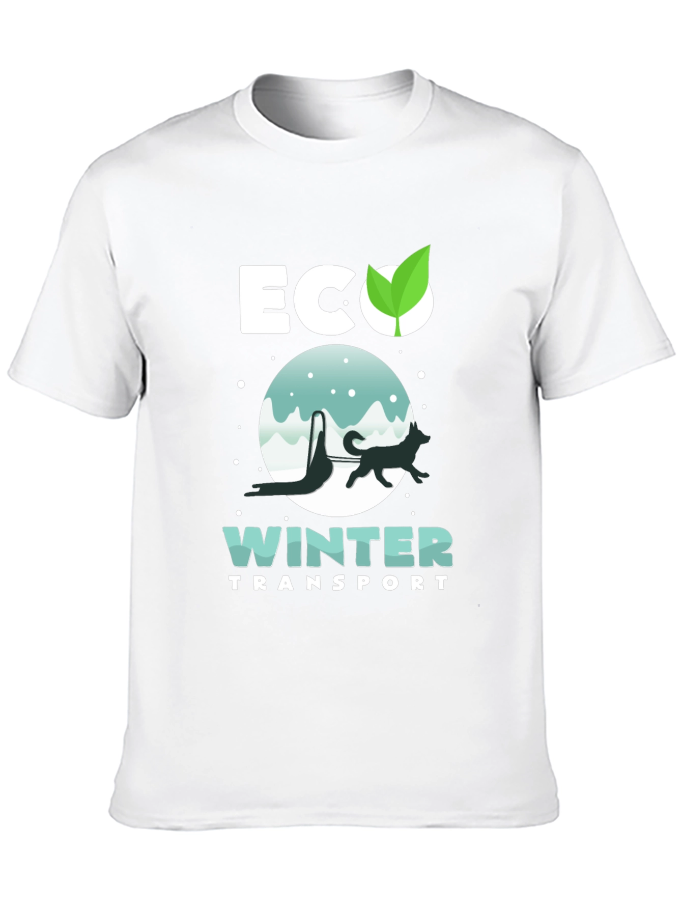 Eco Winter Transport Black T-Shirt