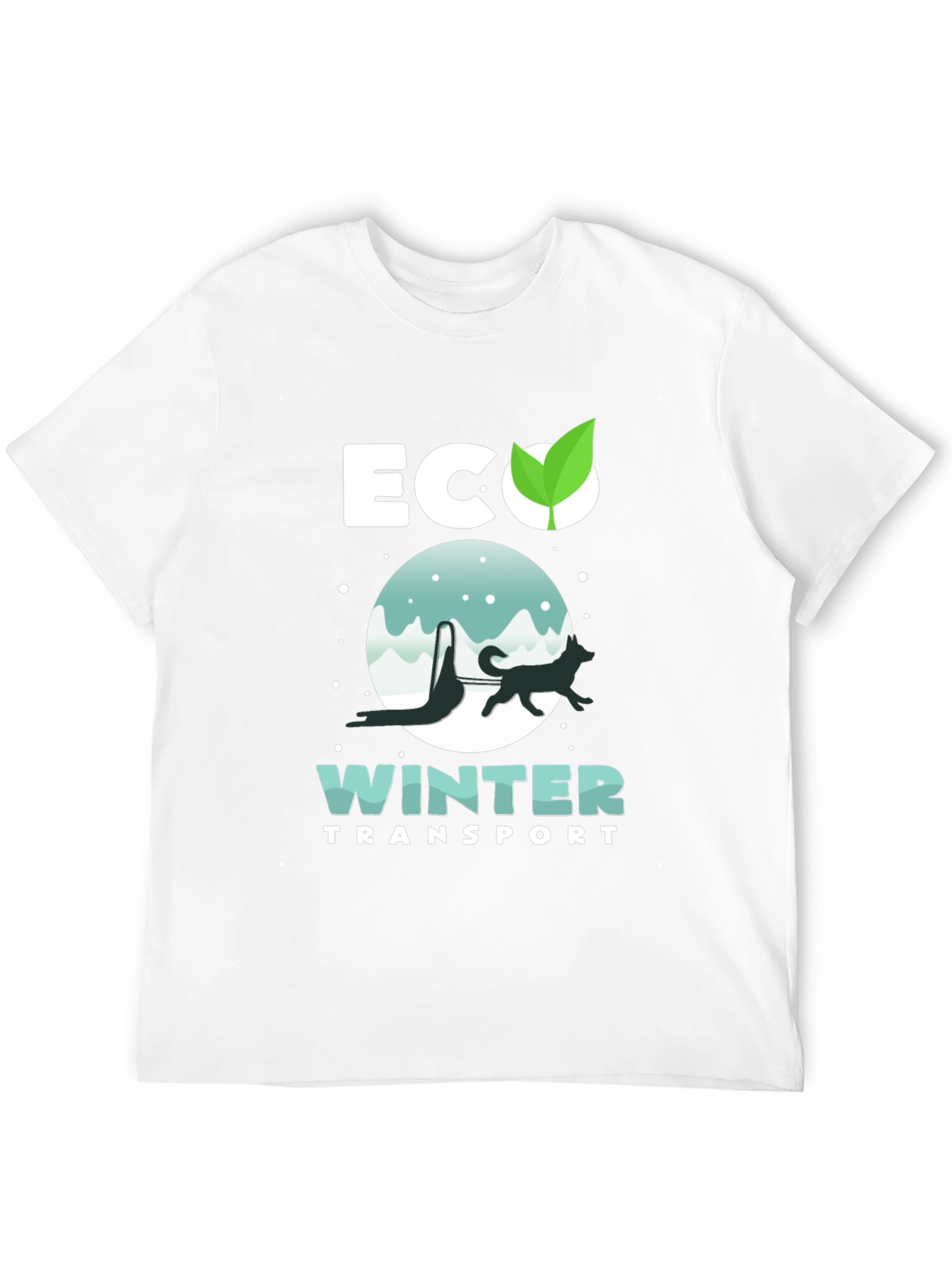 Eco Winter Transport Black T-Shirt