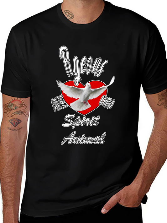 Pigeons Are My Spirit Animal Graphic T-Shirt