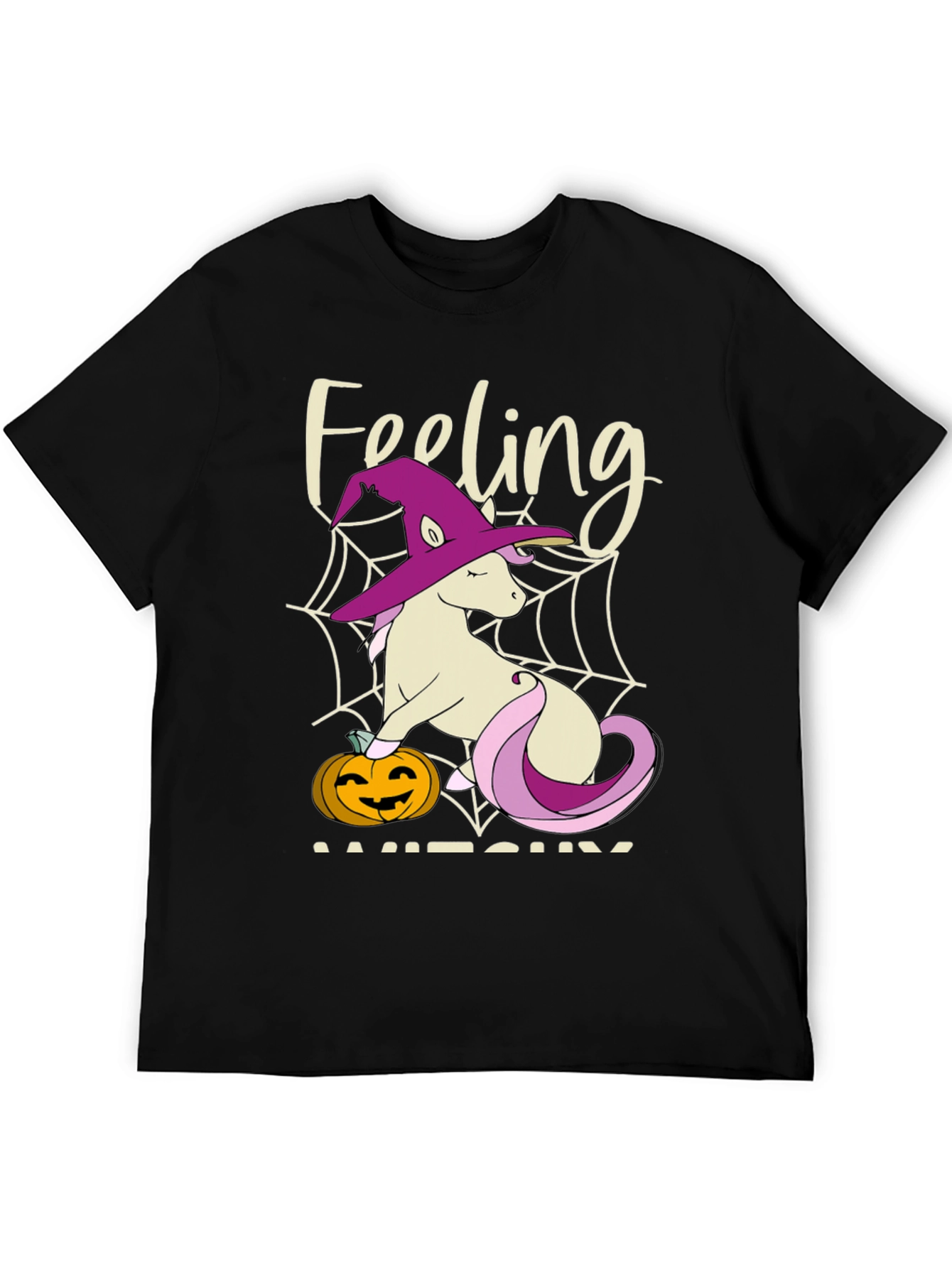 Feeling Witchy Unicorn Halloween T-Shirt