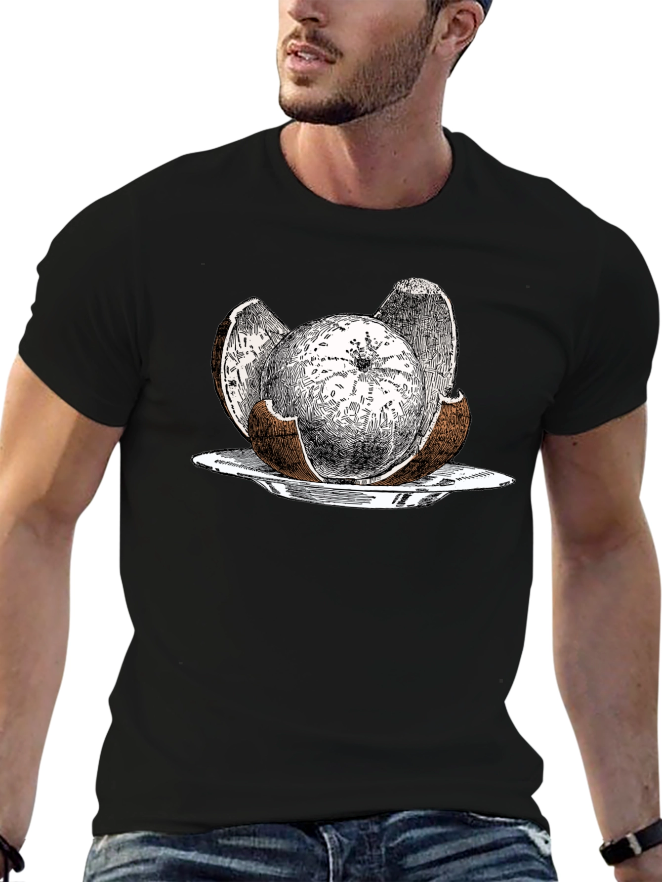 Coconut on a Plate Graphic T-Shirt