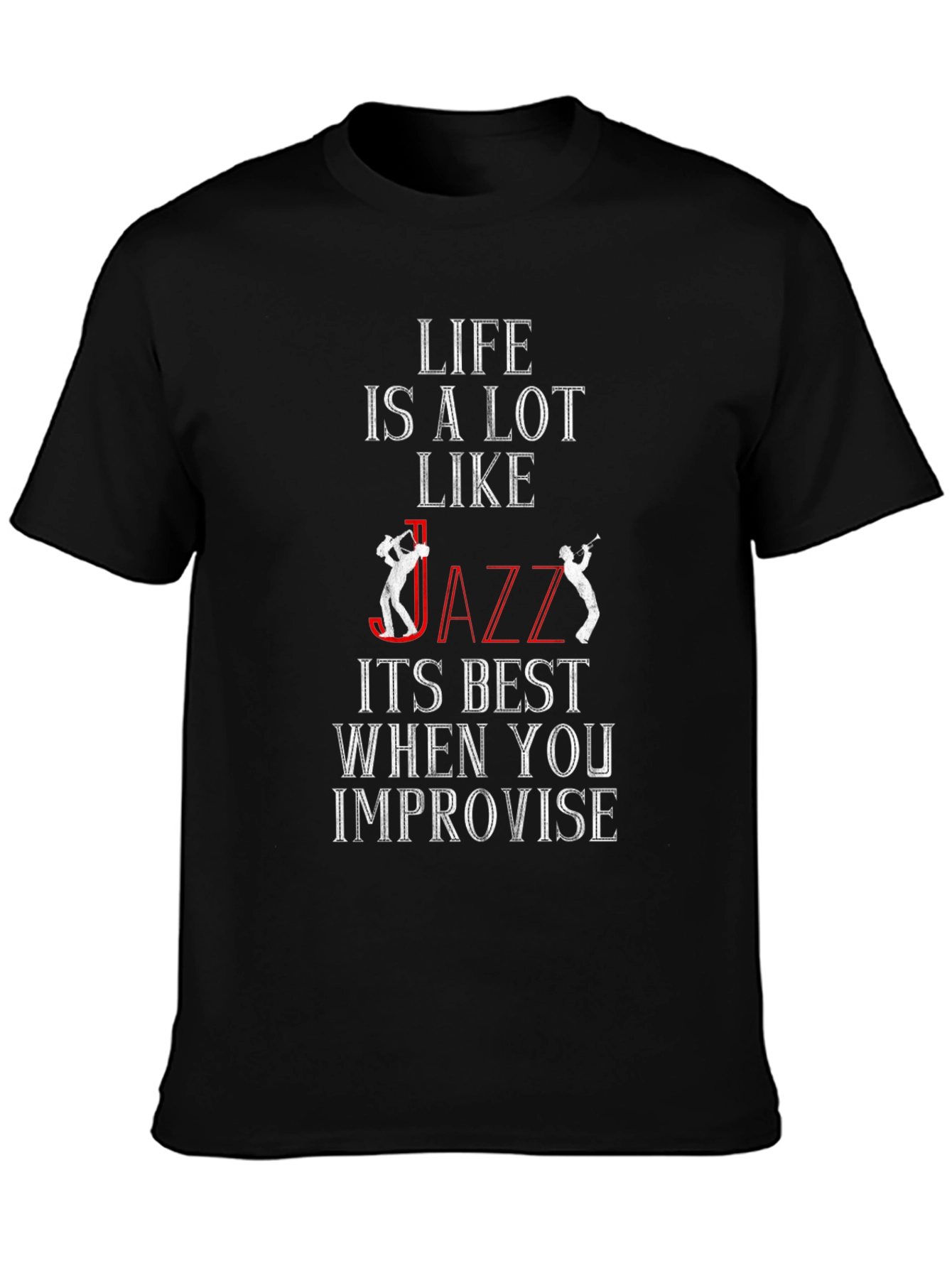Life is Like Jazz Graphic T-Shirt