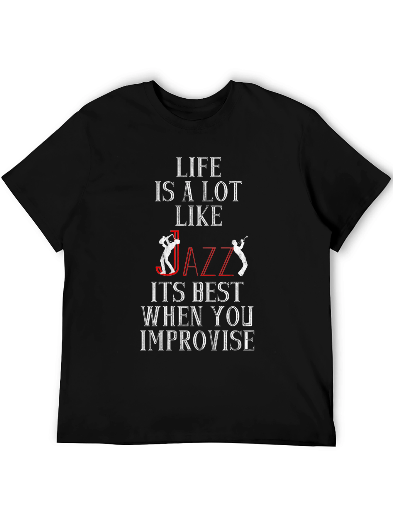 Life is Like Jazz Graphic T-Shirt