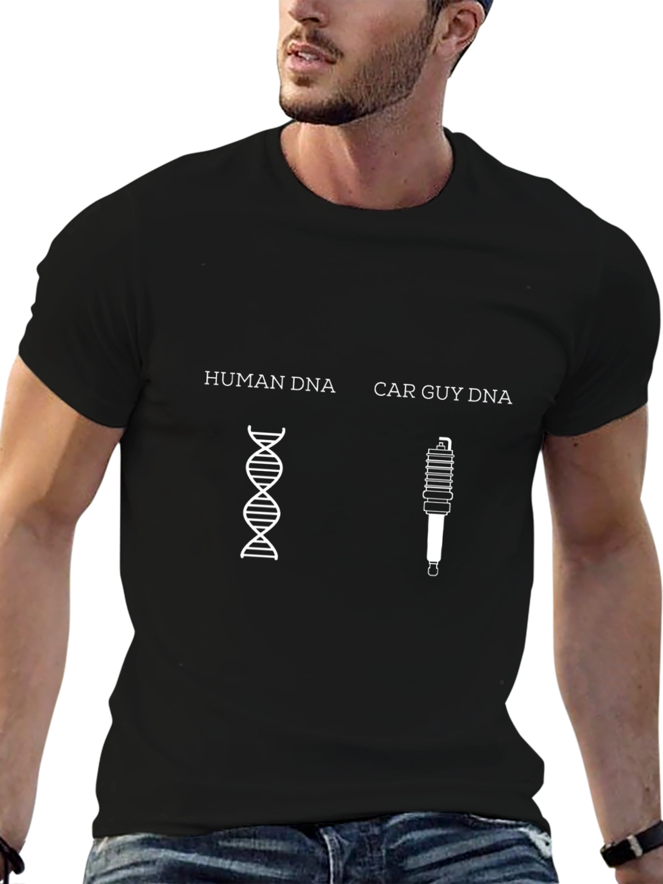 Car Guy DNA Black T-Shirt