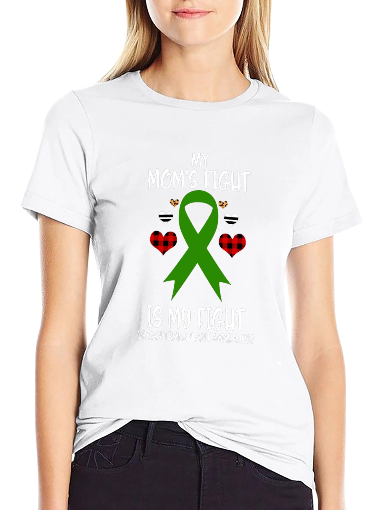 Organ Transplant Awareness T-Shirt: My Moms Fight