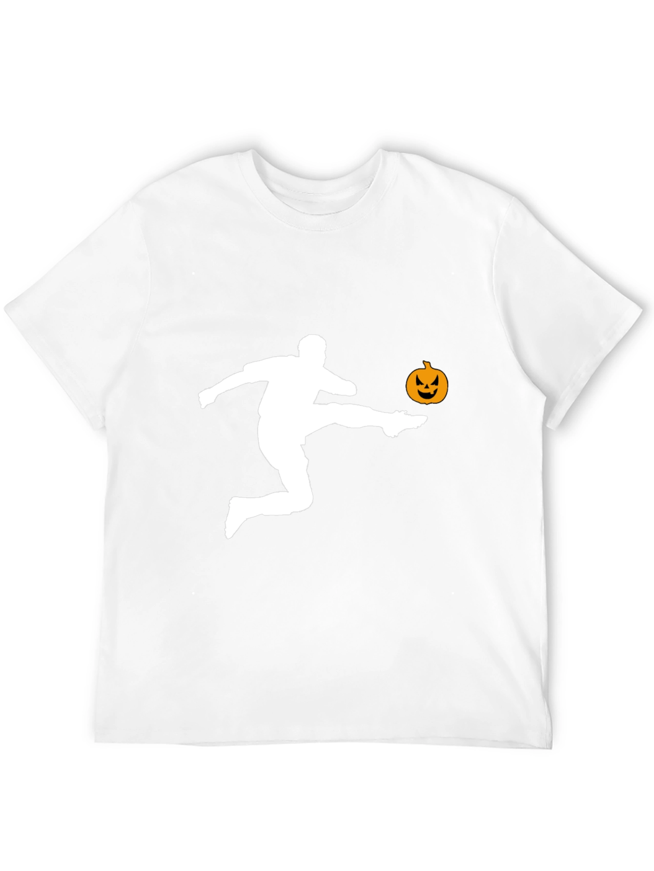 Halloween Soccer Player Graphic T-Shirt