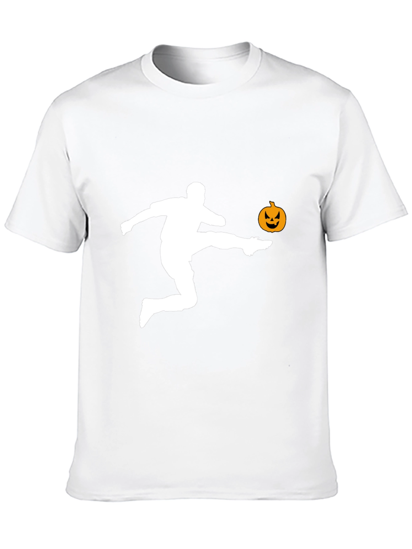 Halloween Soccer Player Graphic T-Shirt