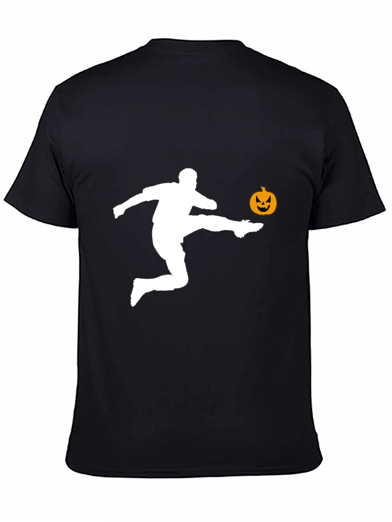 Halloween Soccer Player Graphic T-Shirt