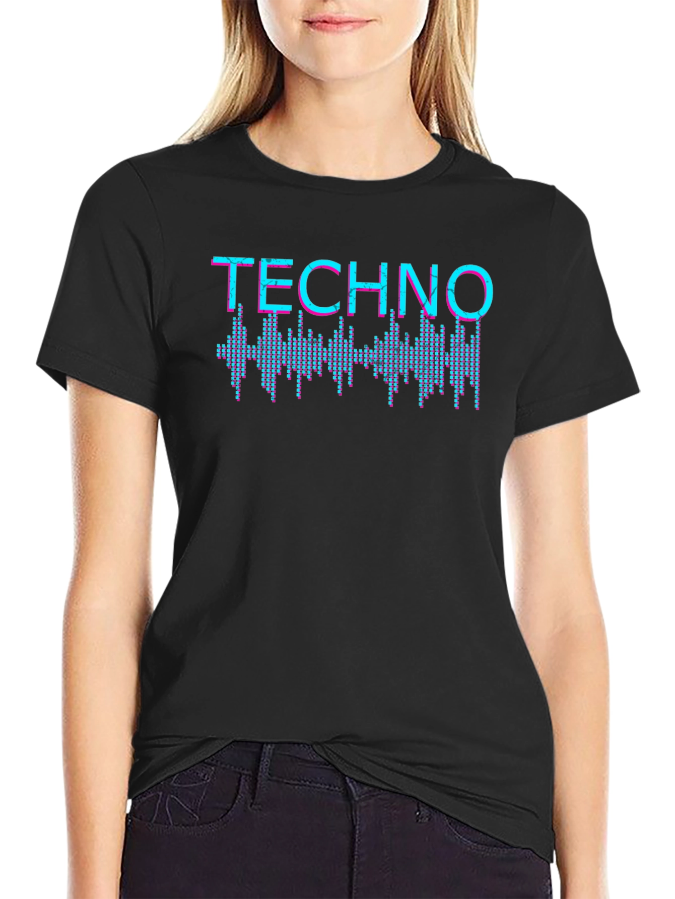Techno Graphic T-Shirt - Music Inspired Design