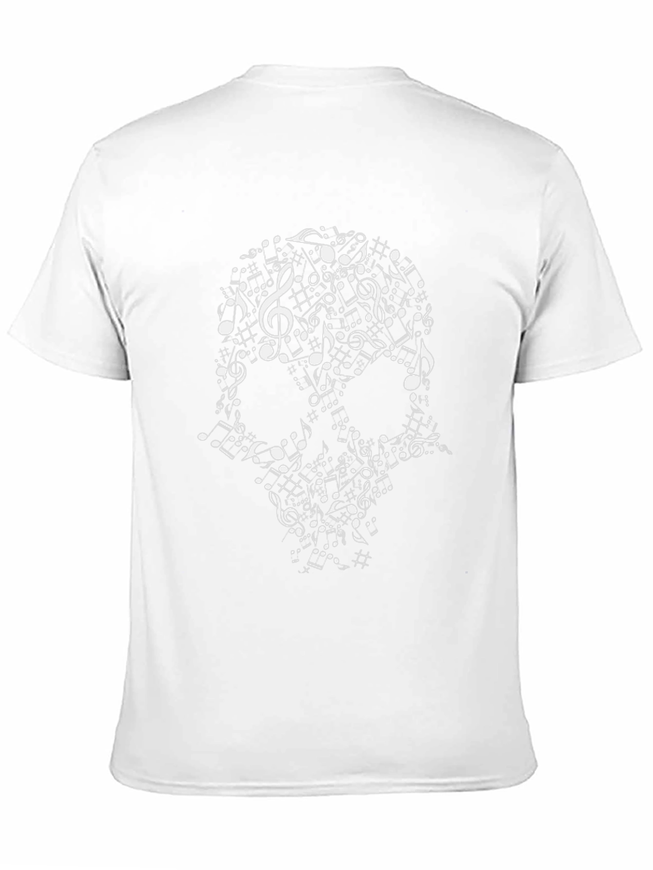 Music Skull T-Shirt - Black Graphic Tee