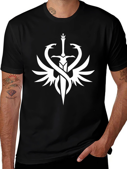 Serpent Sword Graphic Tee - Black