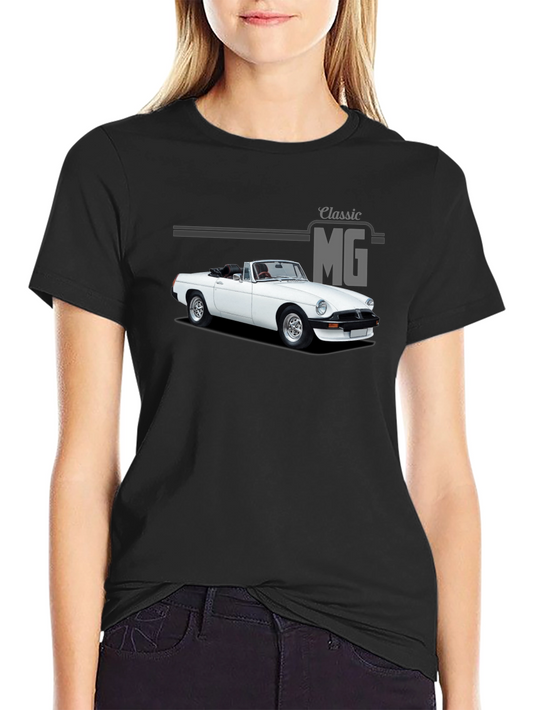 Classic MG Roadster T-Shirt - Vintage Car Graphic Tee